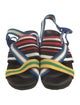 Maison Martin Margiela Canvas Striped Sandals
