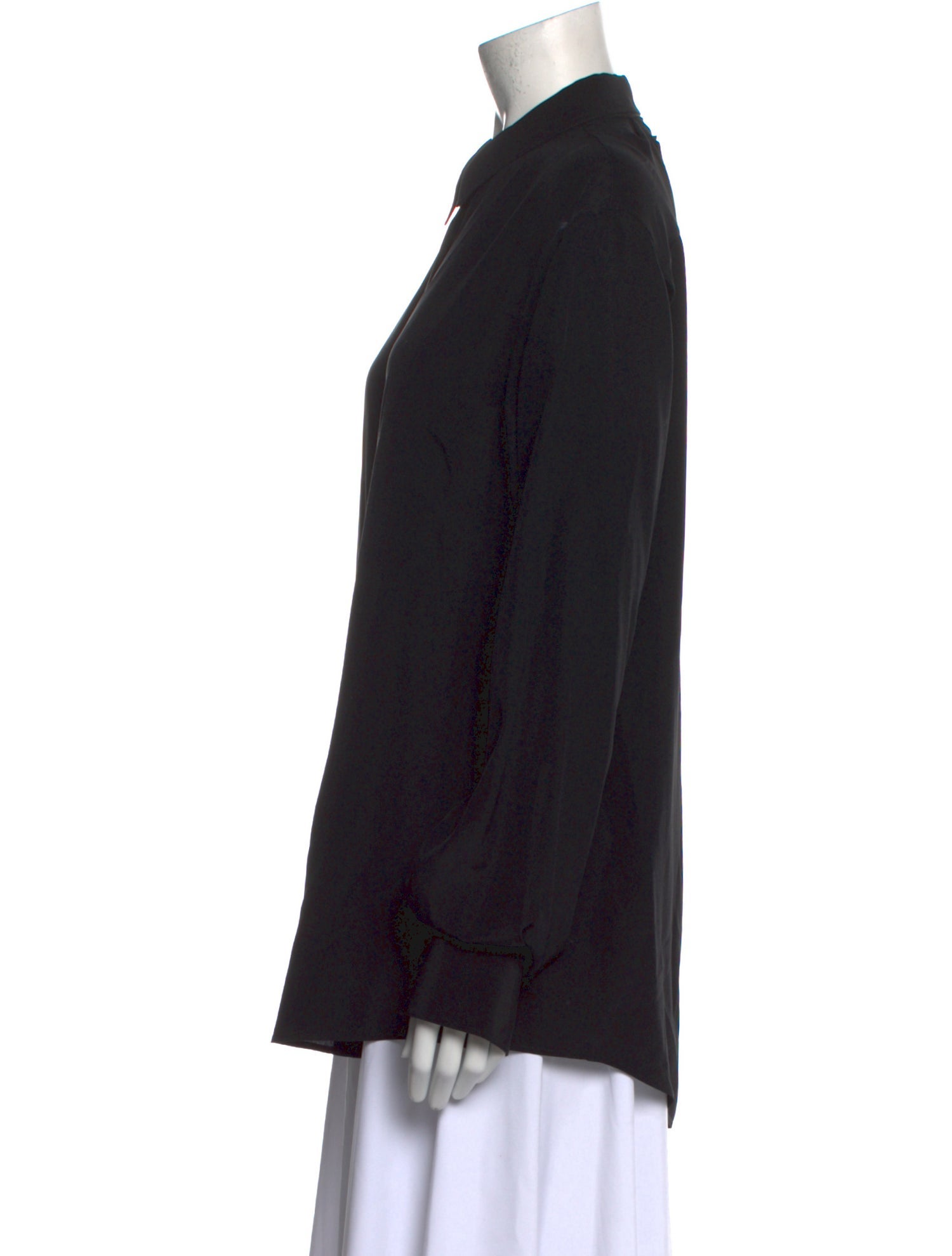 Maison Martin Margiela 2014 Silk Button-Up Top