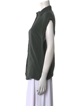 Maison Martin Margiela 2015 Silk Button-Up Top