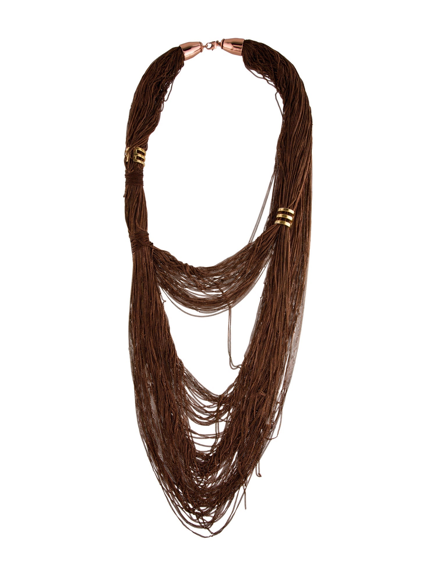 Maison Martin Margiela Vintage Ottone Multi-Chain Necklace