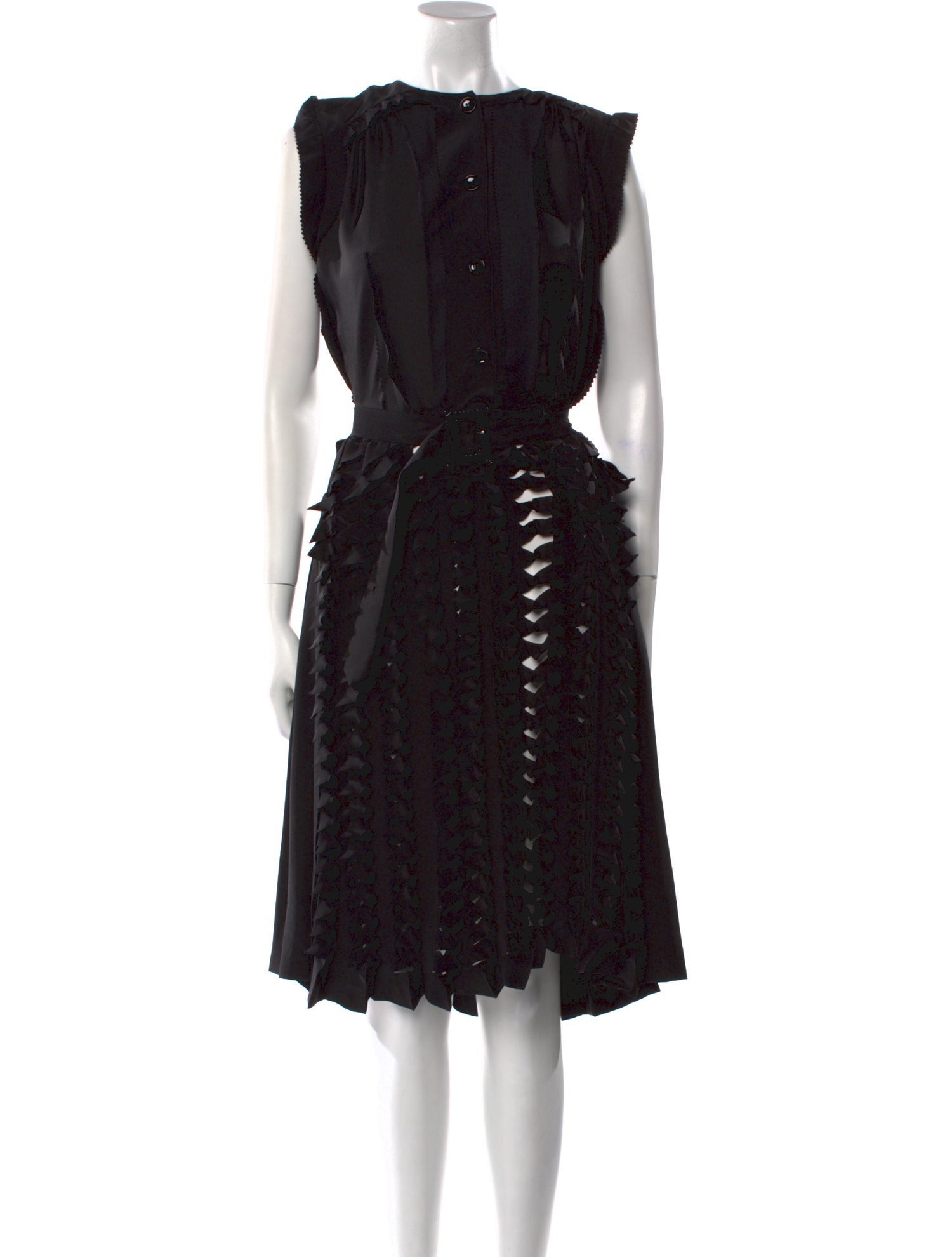 Maison Martin Margiela Silk Midi Length Dress