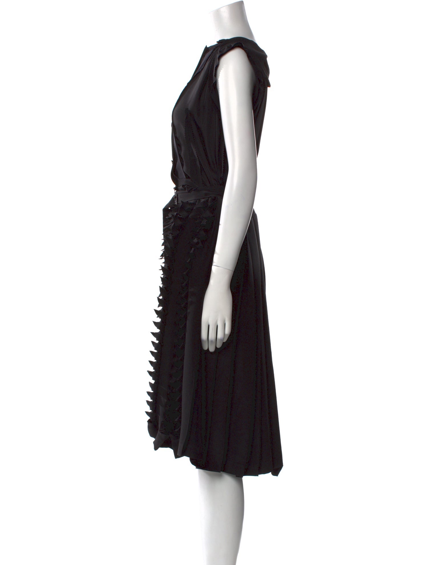 Maison Martin Margiela Silk Midi Length Dress