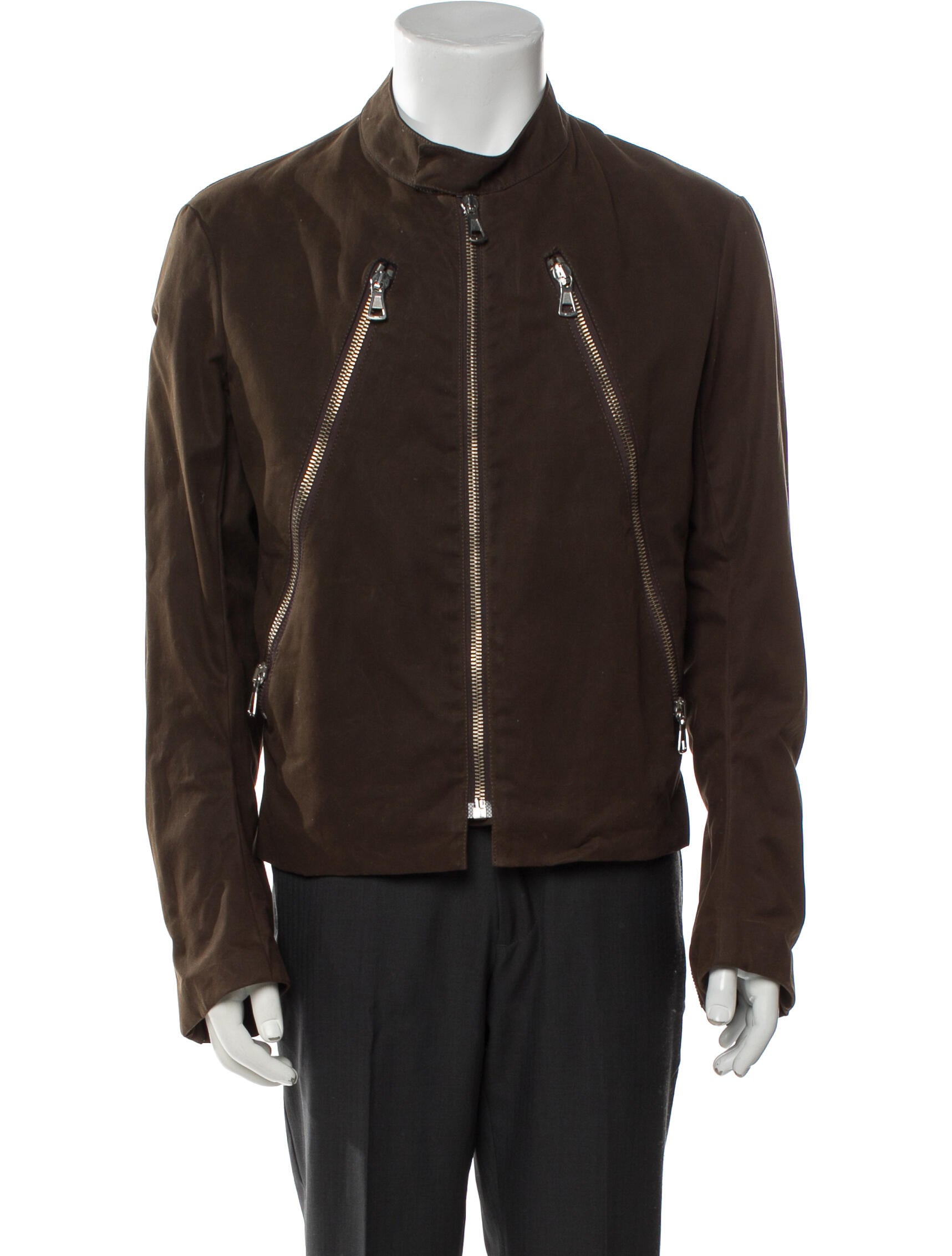 Maison Martin Margiela 2003 Waxed 5-Zip Moto Jacket