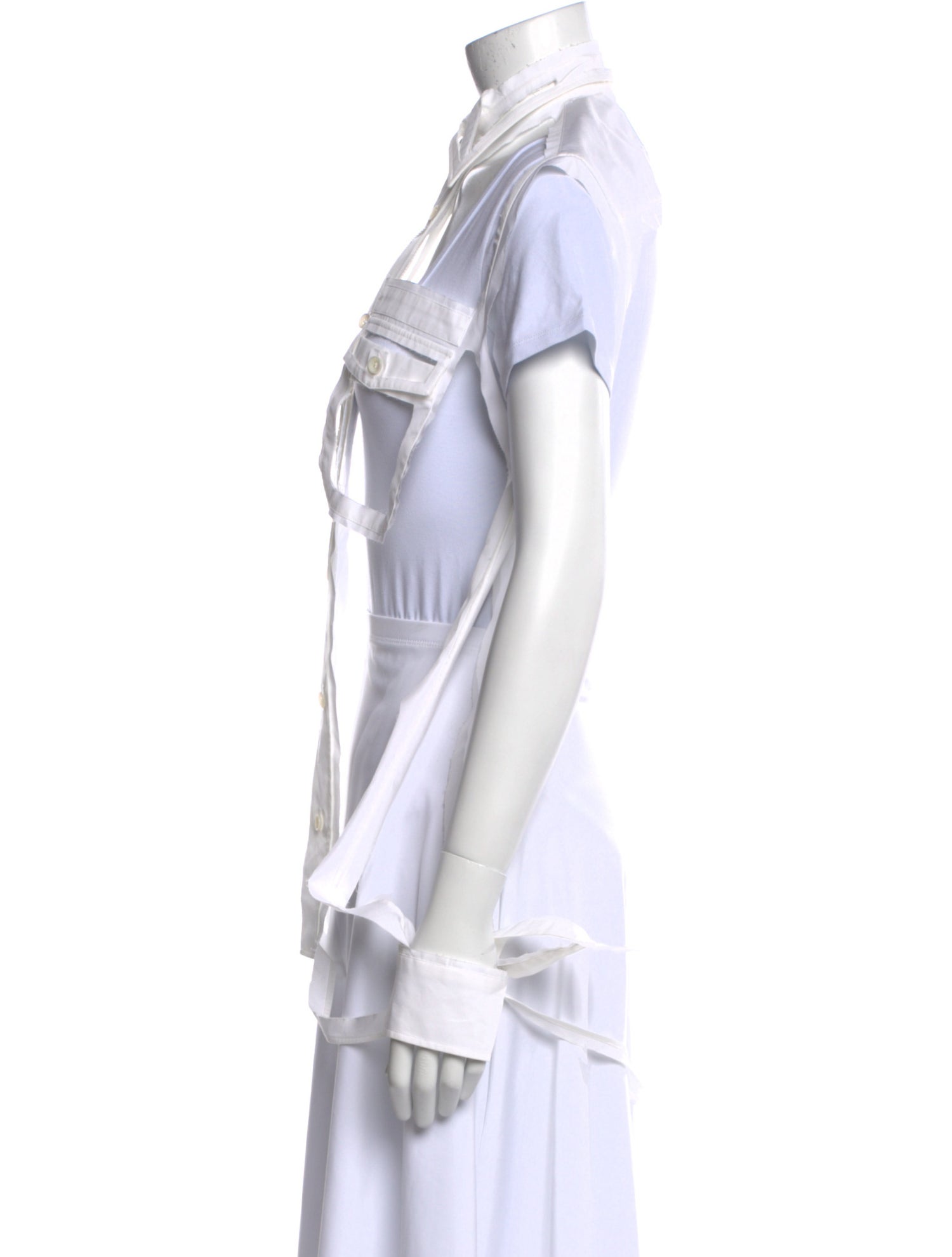 Maison Margiela 2018 Short Sleeve Button-Up Top w/ Tags