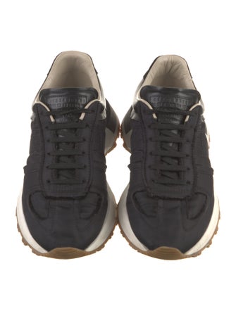Maison Martin Margiela Nylon Embroidered Accent Sneakers