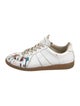 Maison Martin Margiela Leather Printed Sneakers