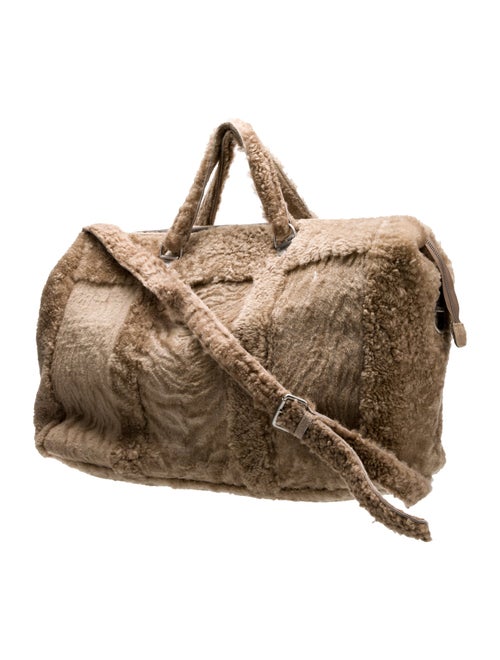 Maison Martin Margiela Lamb Fur Crossbody Bag