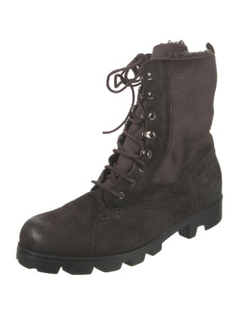 Maison Martin Margiela Suede Hiking Boots