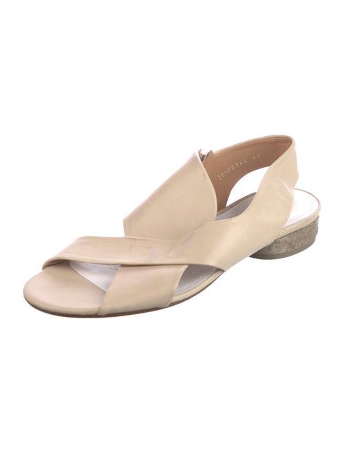 Maison Martin Margiela Leather Slingback Sandals