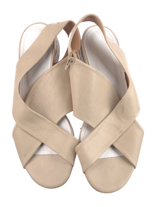 Maison Martin Margiela Leather Slingback Sandals