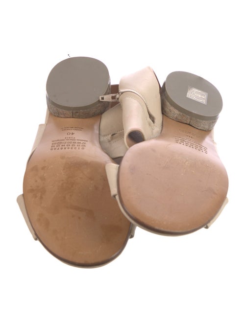 Maison Martin Margiela Leather Slingback Sandals