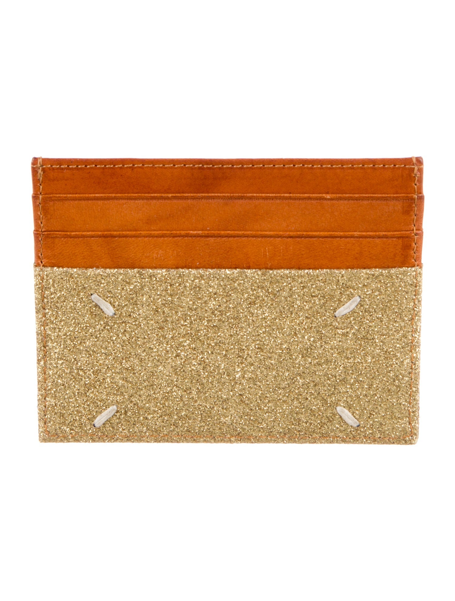Maison Martin Margiela Glitter Colorblock Pattern Card Holder