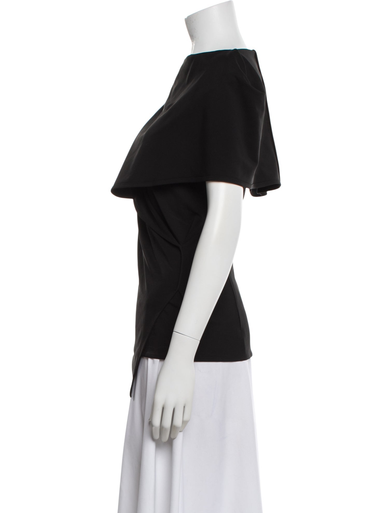 Maison Martin Margiela Bateau Neckline Short Sleeve Top