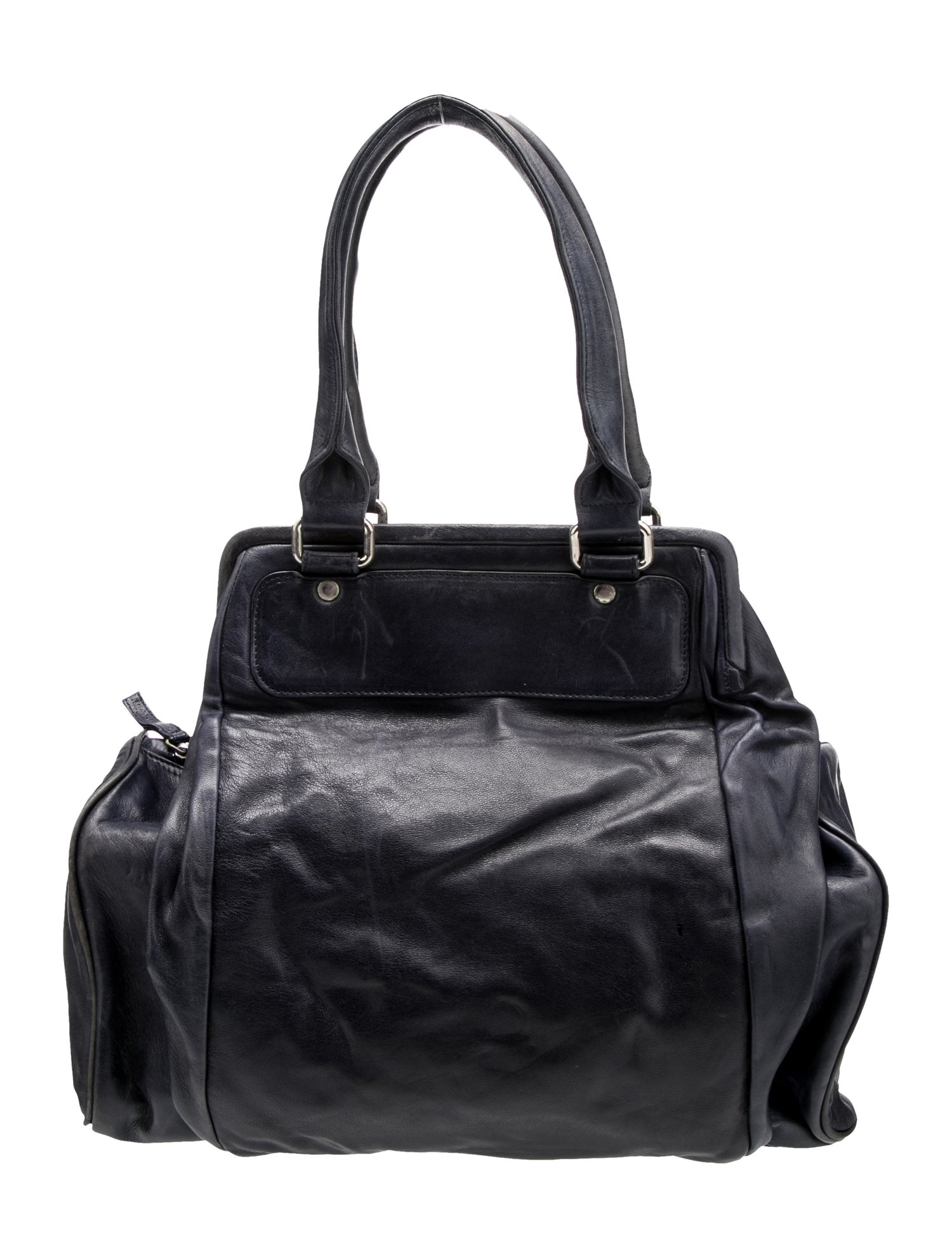 Maison Martin Margiela Leather Top Handle Bag