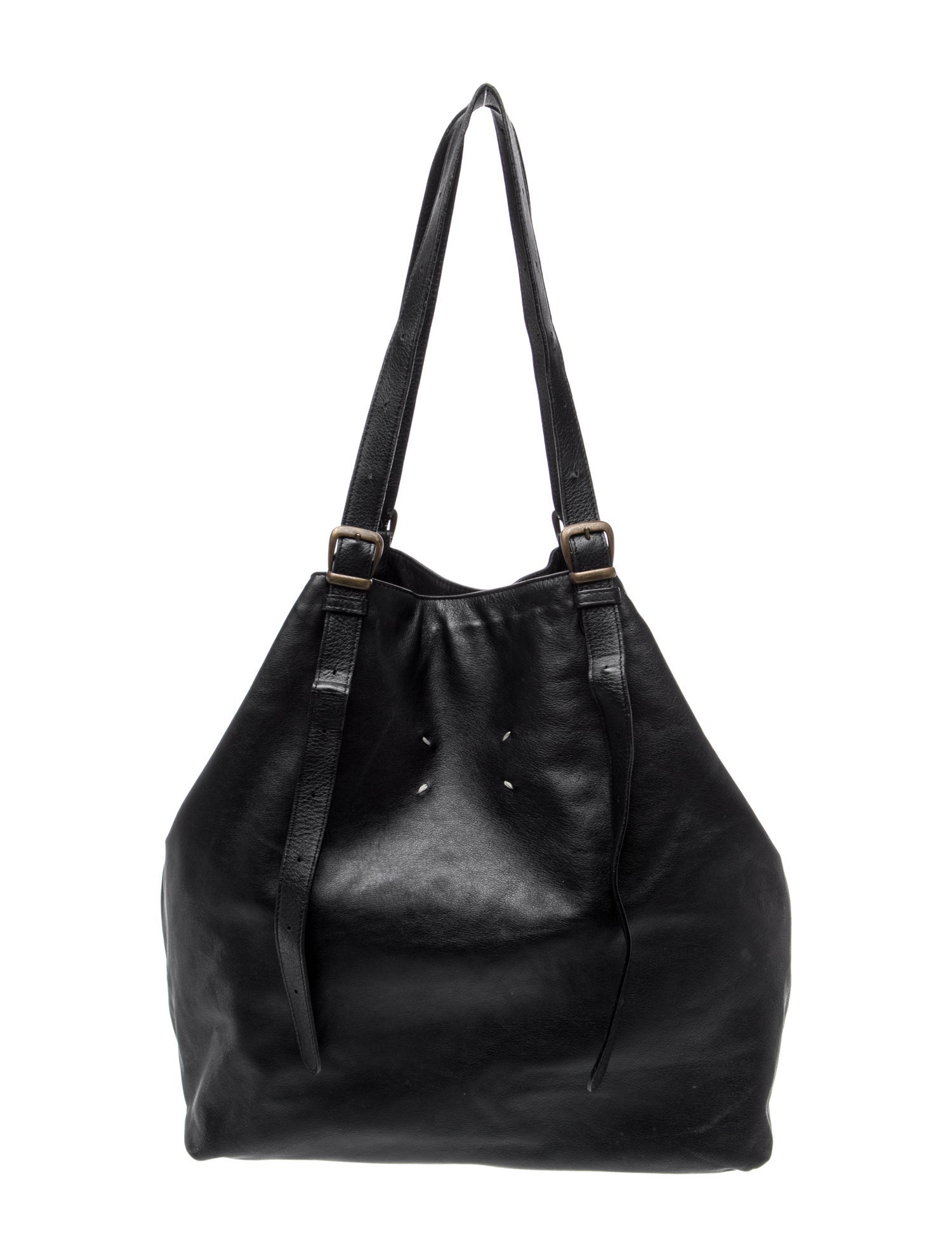 Maison Martin Margiela Leather Tote - Black Totes, Handbags