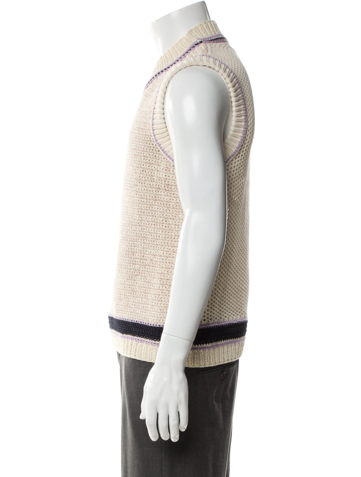 Maison Margiela 2020 Striped Sweater Vest