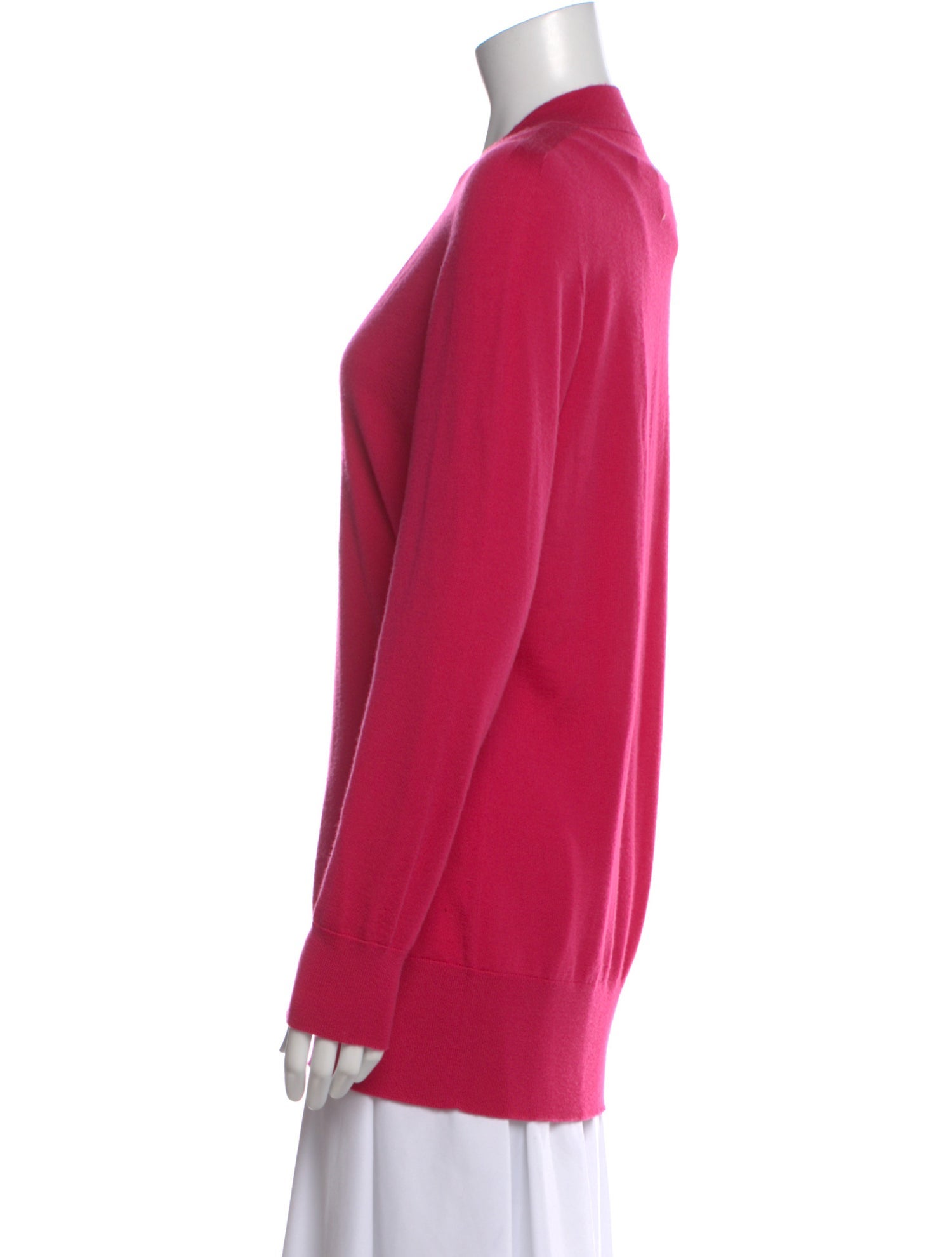 Maison Martin Margiela Cashmere V-Neck Sweater - Pink Knitwear