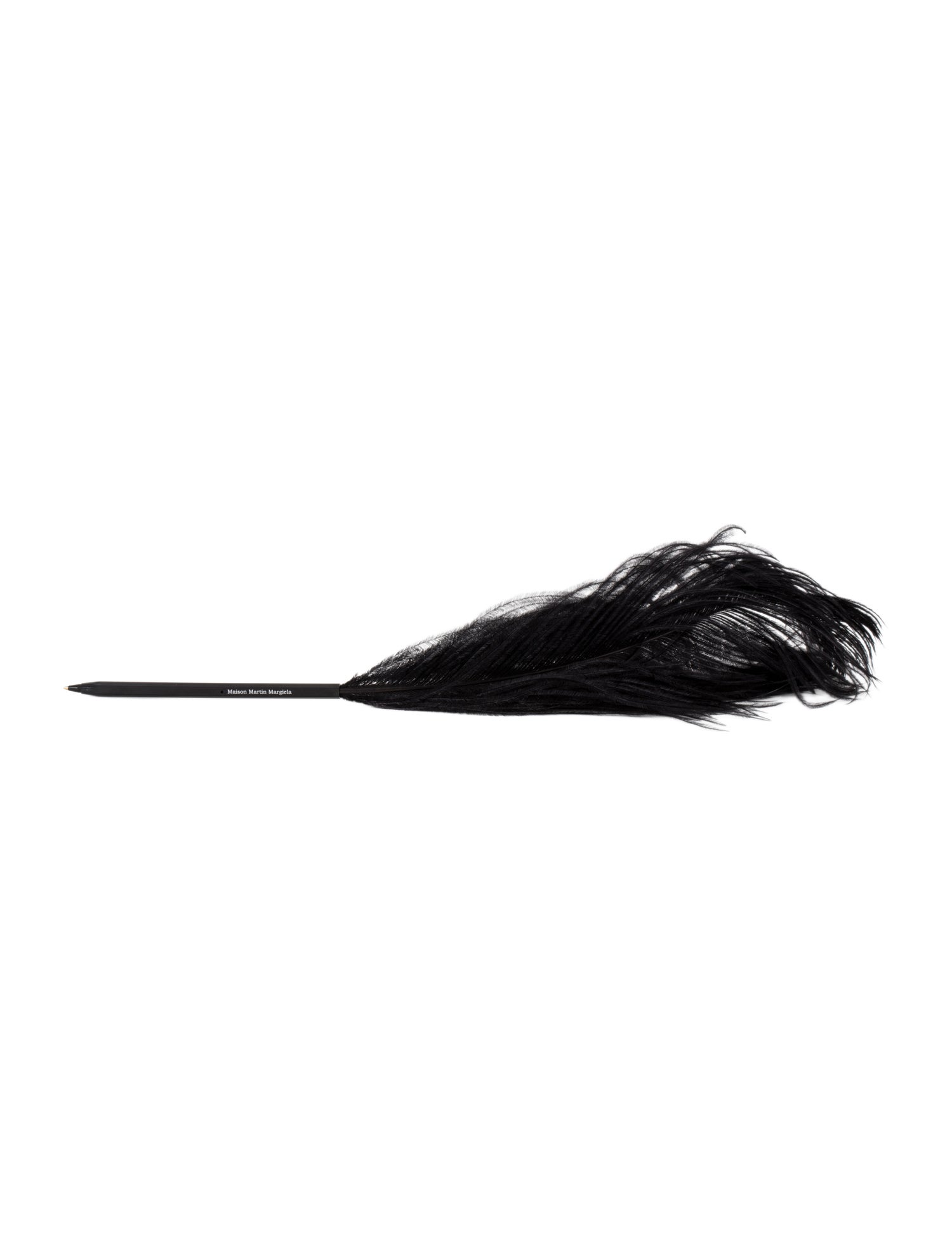 Maison Martin Margiela Bic Quill Feather Ballpoint Pen - Black