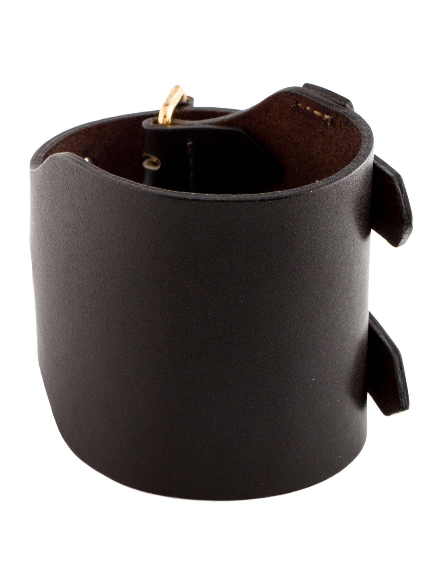 Maison Martin Margiela Leather Double Buckle Bracelet