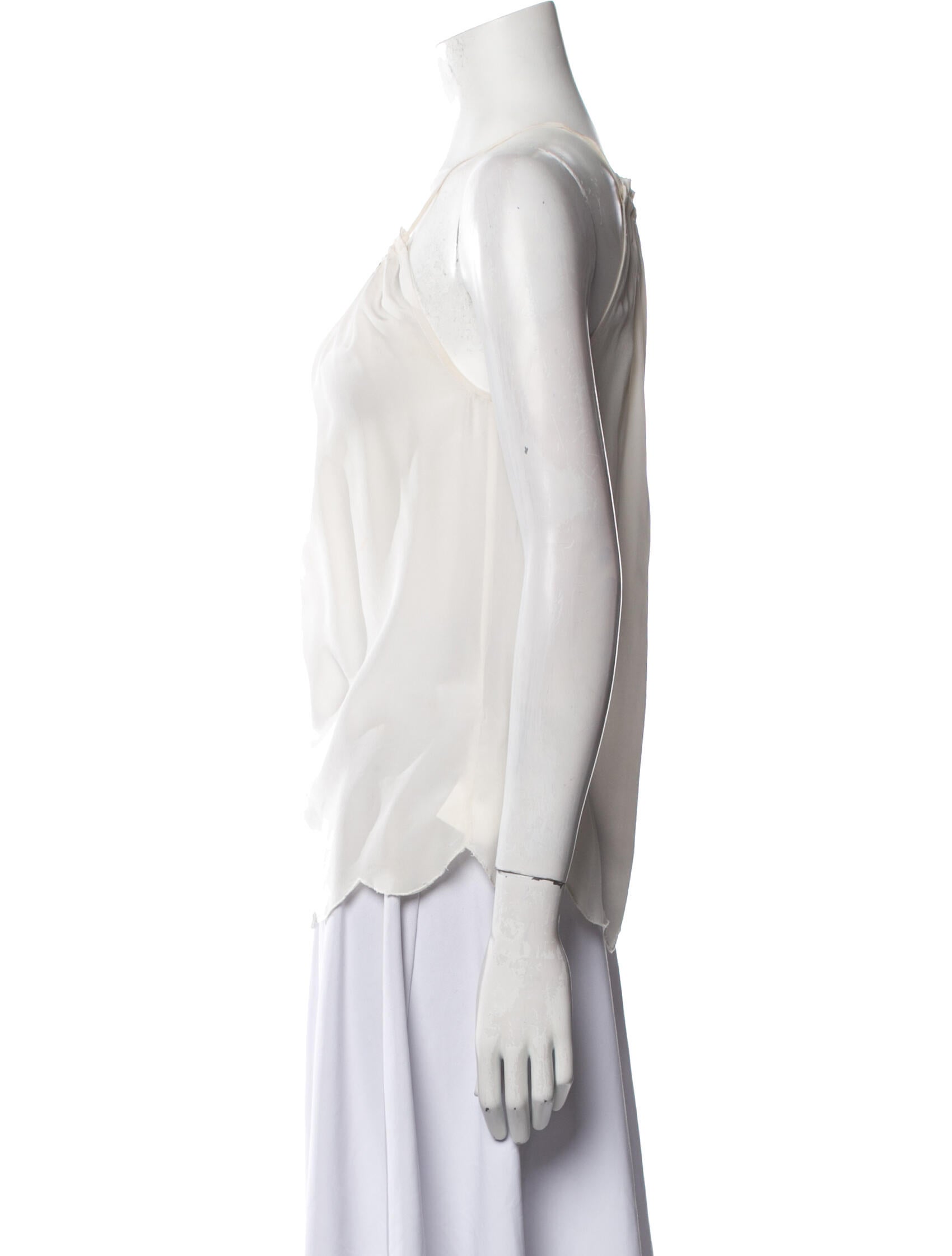 Madison Maison Silk V-Neck Blouse