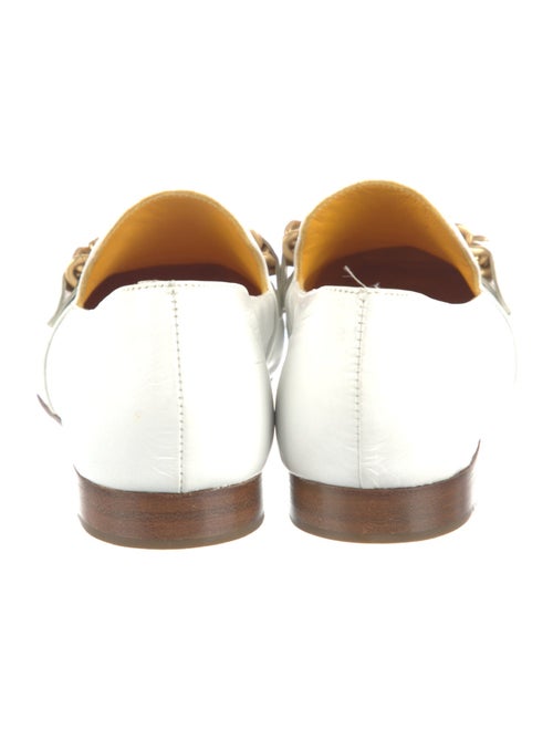 Madison Maison Leather Chain-Link Accents Loafers