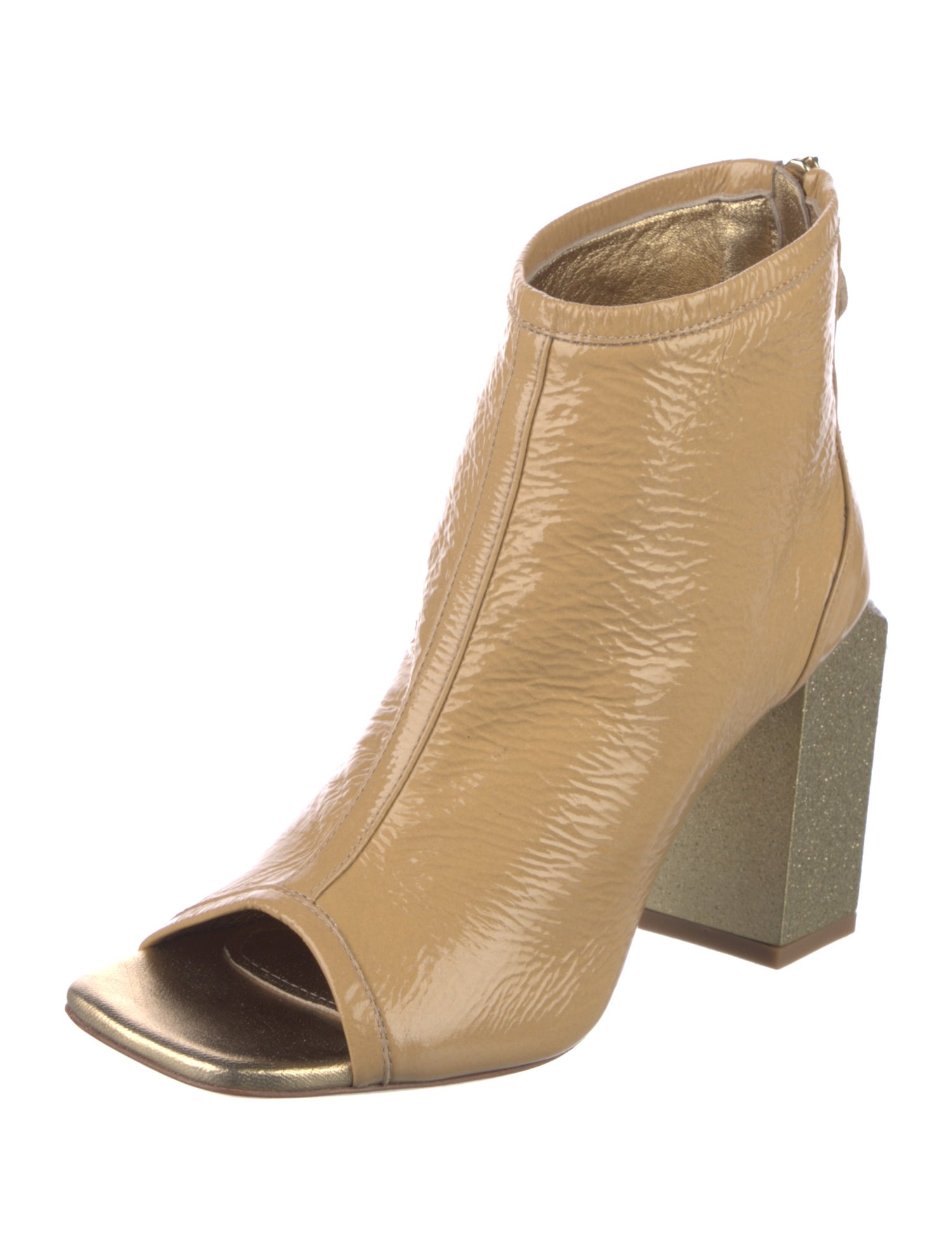 Madison Maison Patent Leather Slingback Sandals