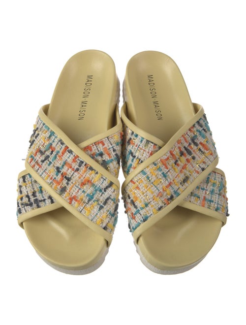 Madison Maison Tweed Pattern Slides