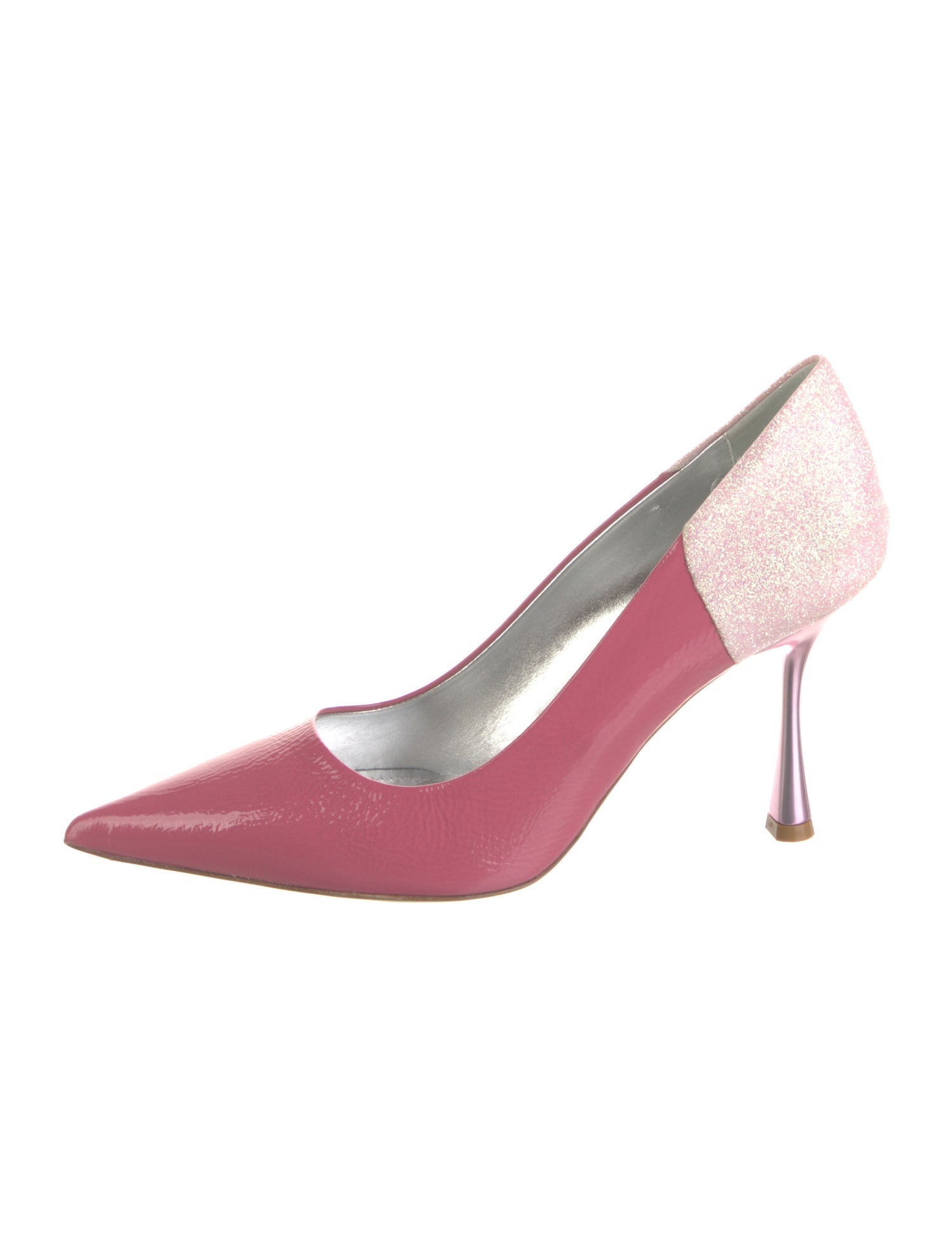 Madison Maison Patent Leather Glitter Accents Pumps