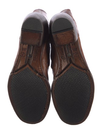 Madison Maison Leather Colorblock Pattern Western Boots