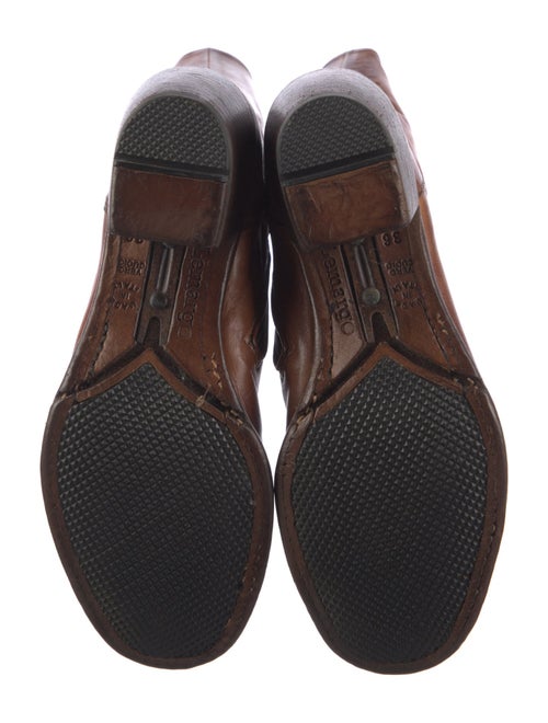 Madison Maison Leather Colorblock Pattern Western Boots