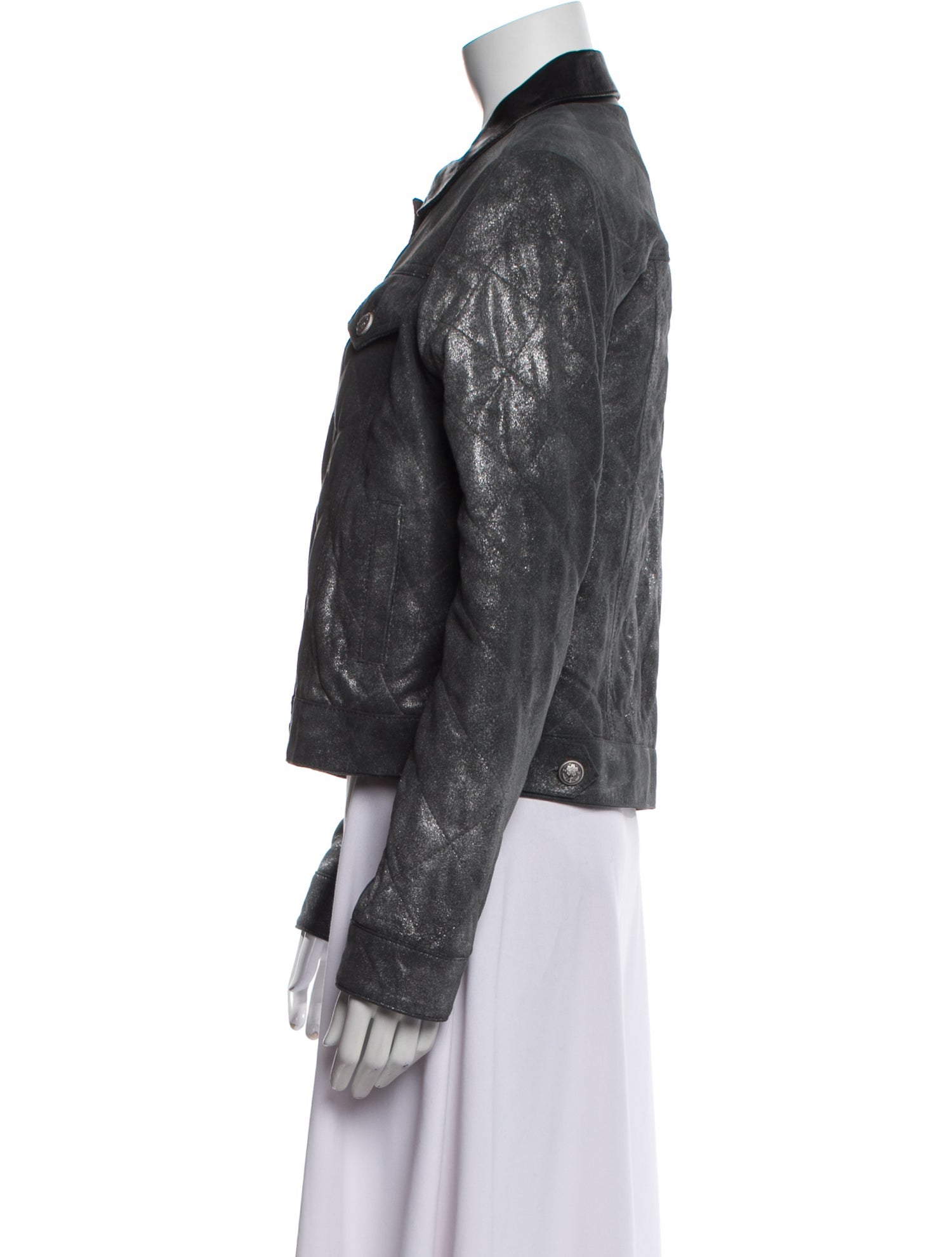 Madison Maison Leather Denim Jacket w/ Tags