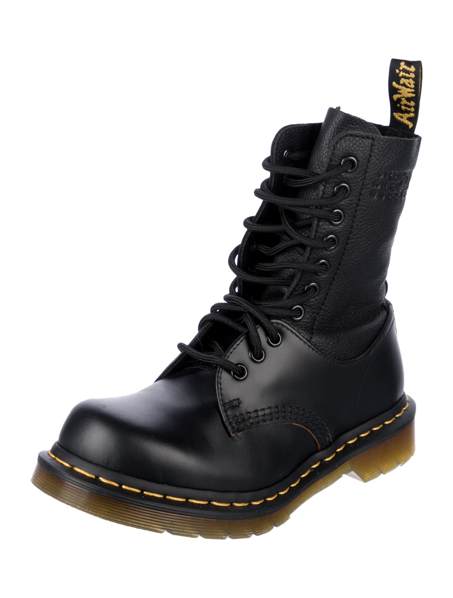 MM6 x Dr. Martens Leather Combat Boots w/ Tags