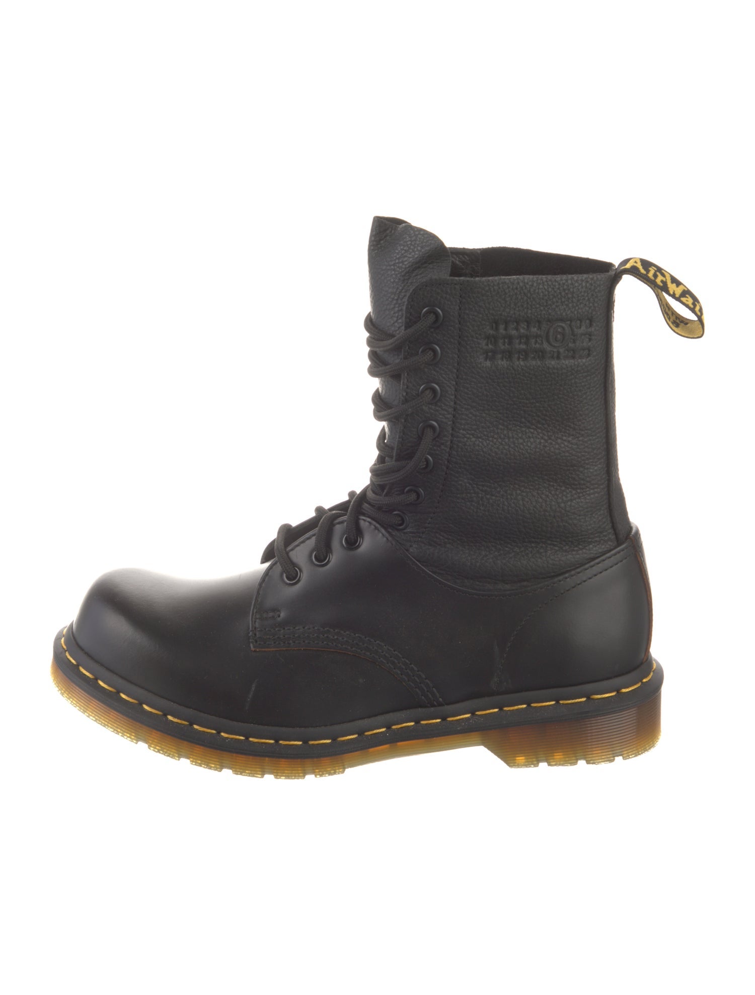 MM6 x Dr. Martens Leather Combat Boots