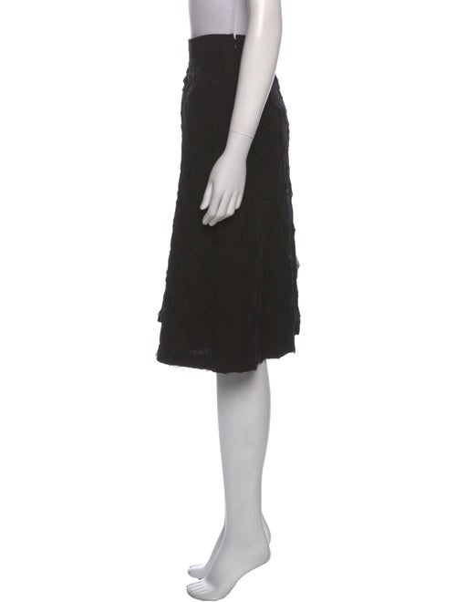 Masahiro Maruyama Linen Knee-Length Skirt