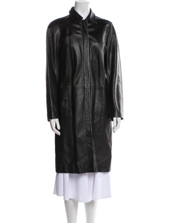 MM by Max Mara Leather Coat