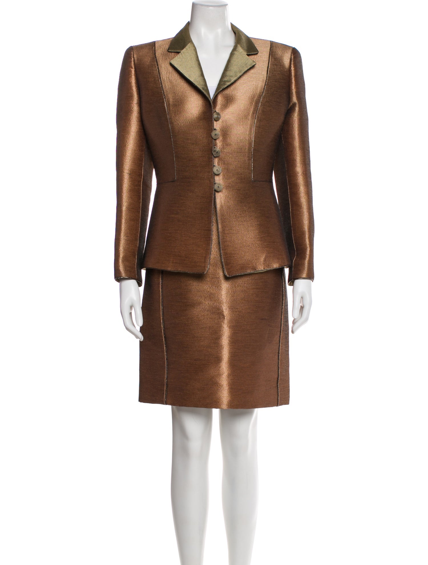 Mary McFadden Vintage 1990's Skirt Suit