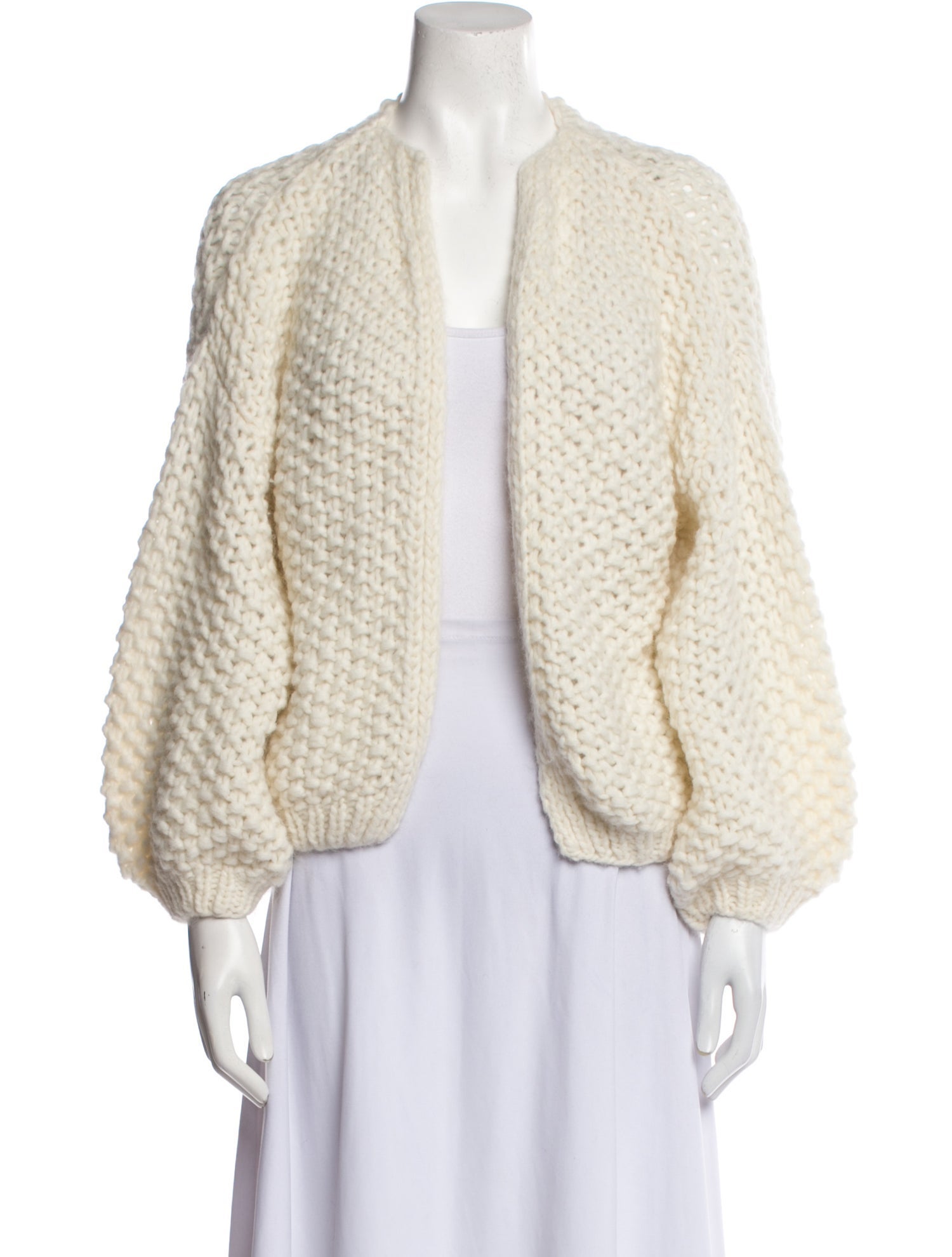 Maiami Baby Alpaca Open Front Sweater