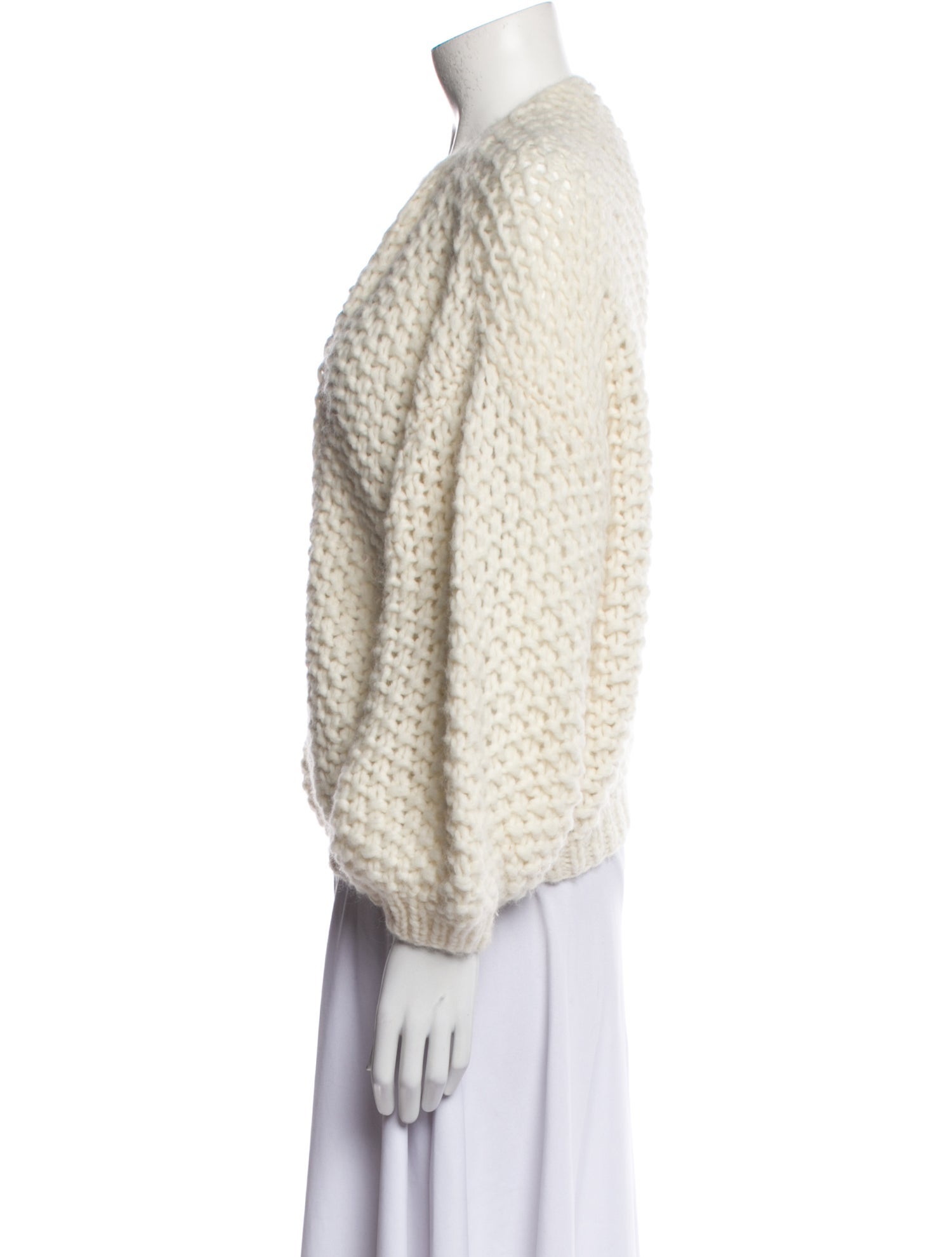 Maiami Baby Alpaca Open Front Sweater