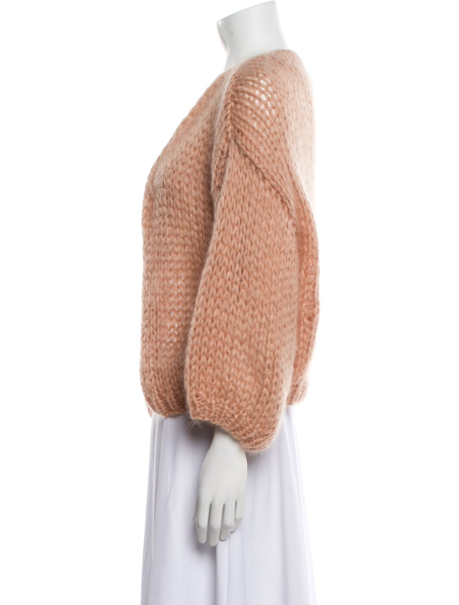 Maiami Mohair Open Front Sweater