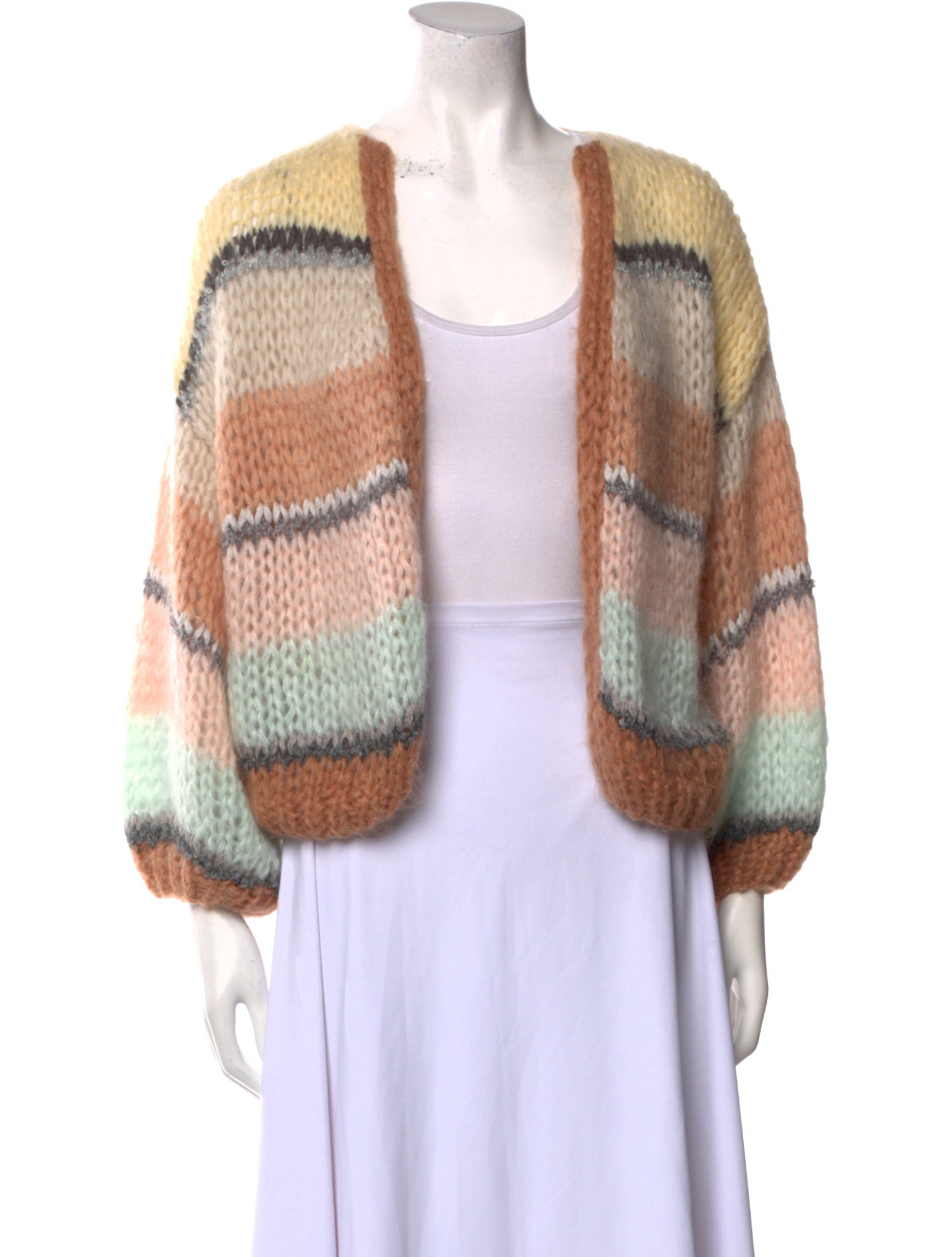 Maiami Mohair Striped Sweater