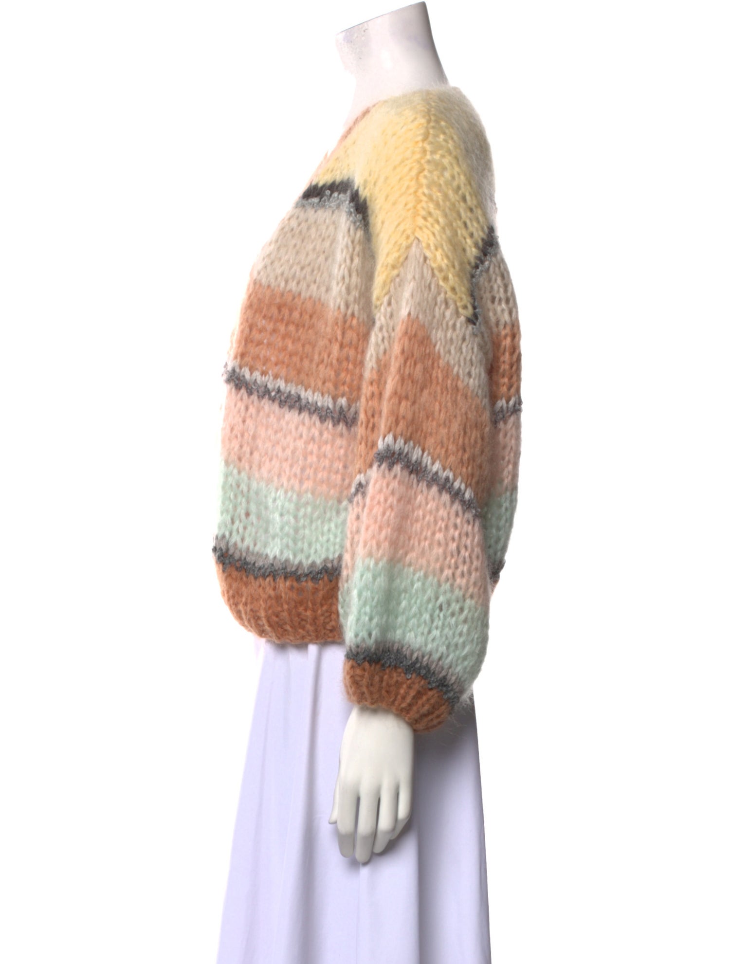 Maiami Mohair Striped Sweater