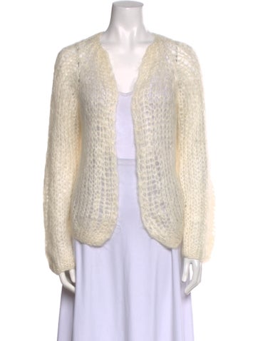 Maiami Knitwear Mohair Open Front Sweater XS