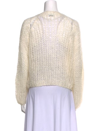 Maiami Mohair Open Front Sweater