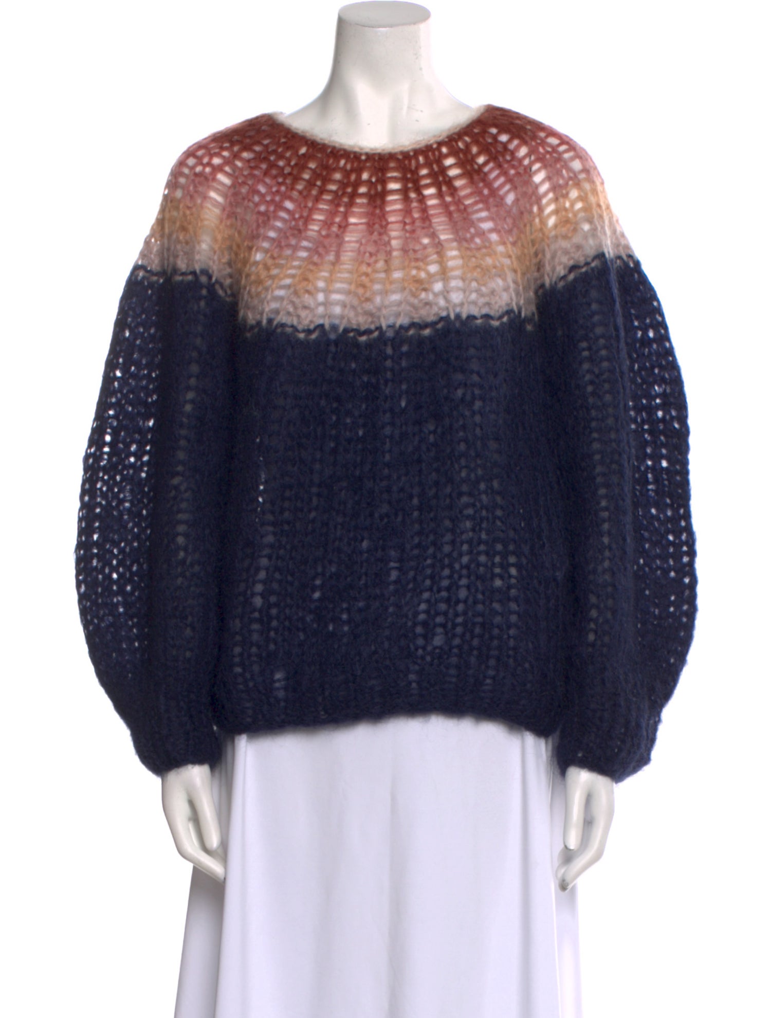 Maiami Mohair Striped Sweater