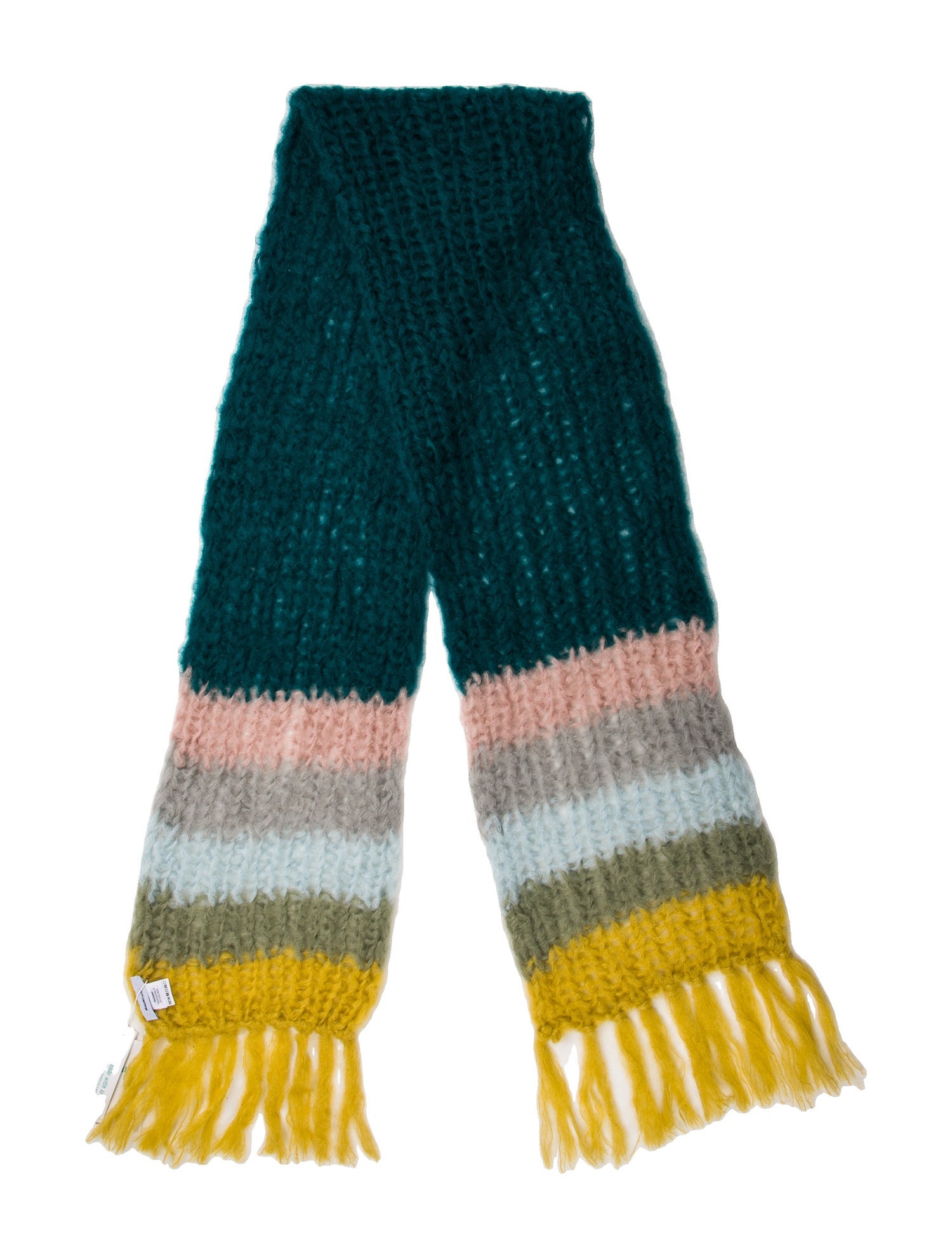 Maiami Wool Striped Scarf w/ Tags