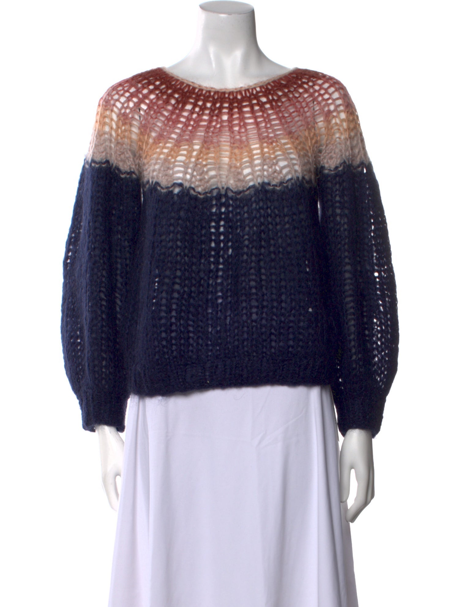 Maiami Mohair Striped Sweater