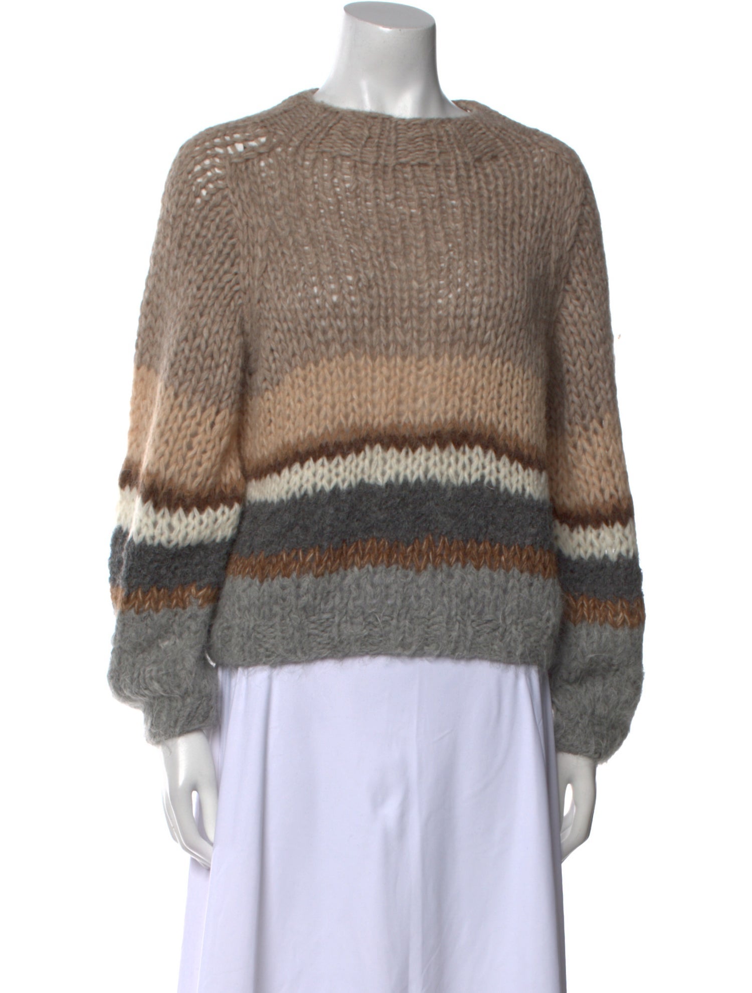 Maiami Alpaca Striped Sweater