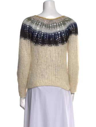 Maiami Mohair Striped Sweater