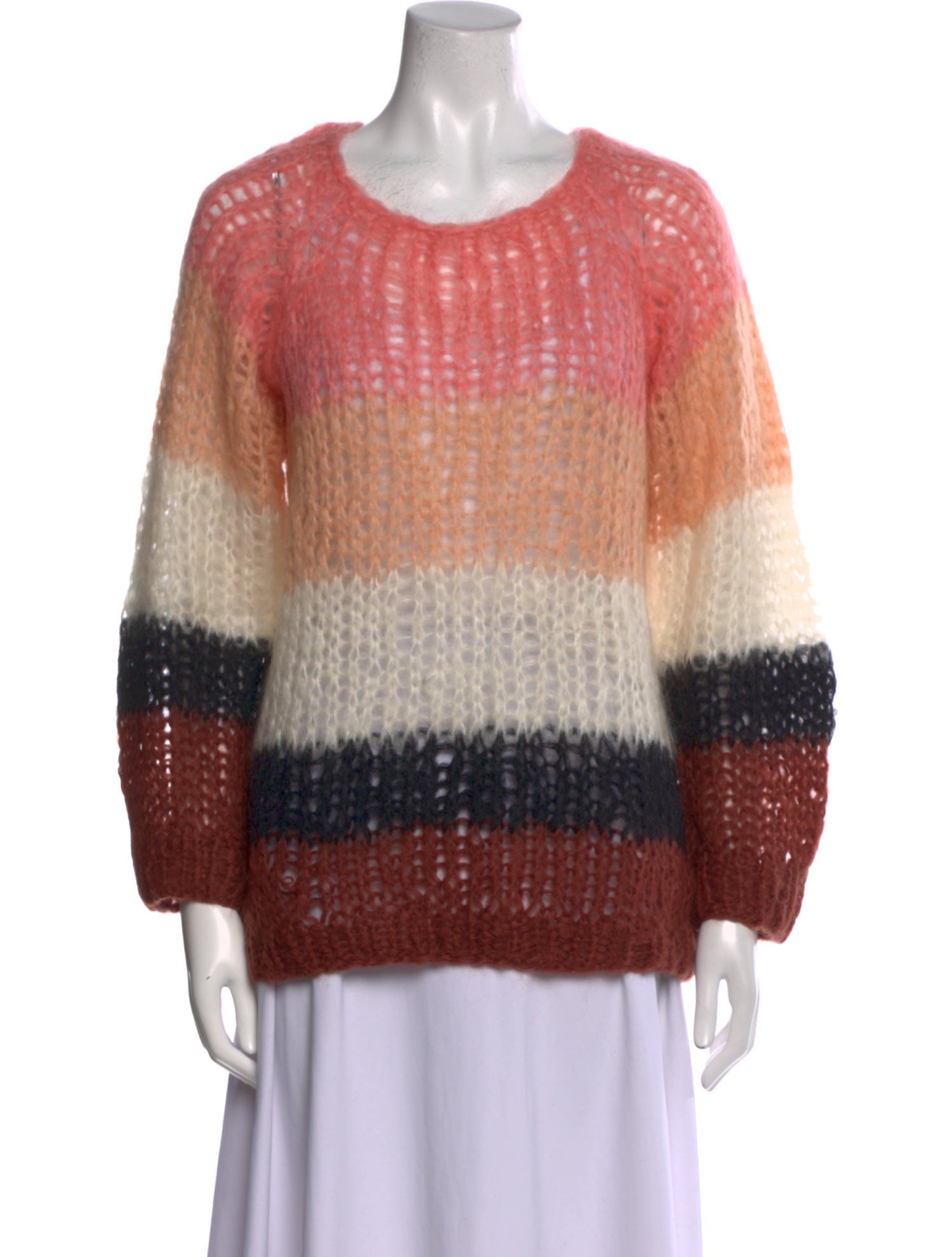 Maiami Mohair Striped Sweater