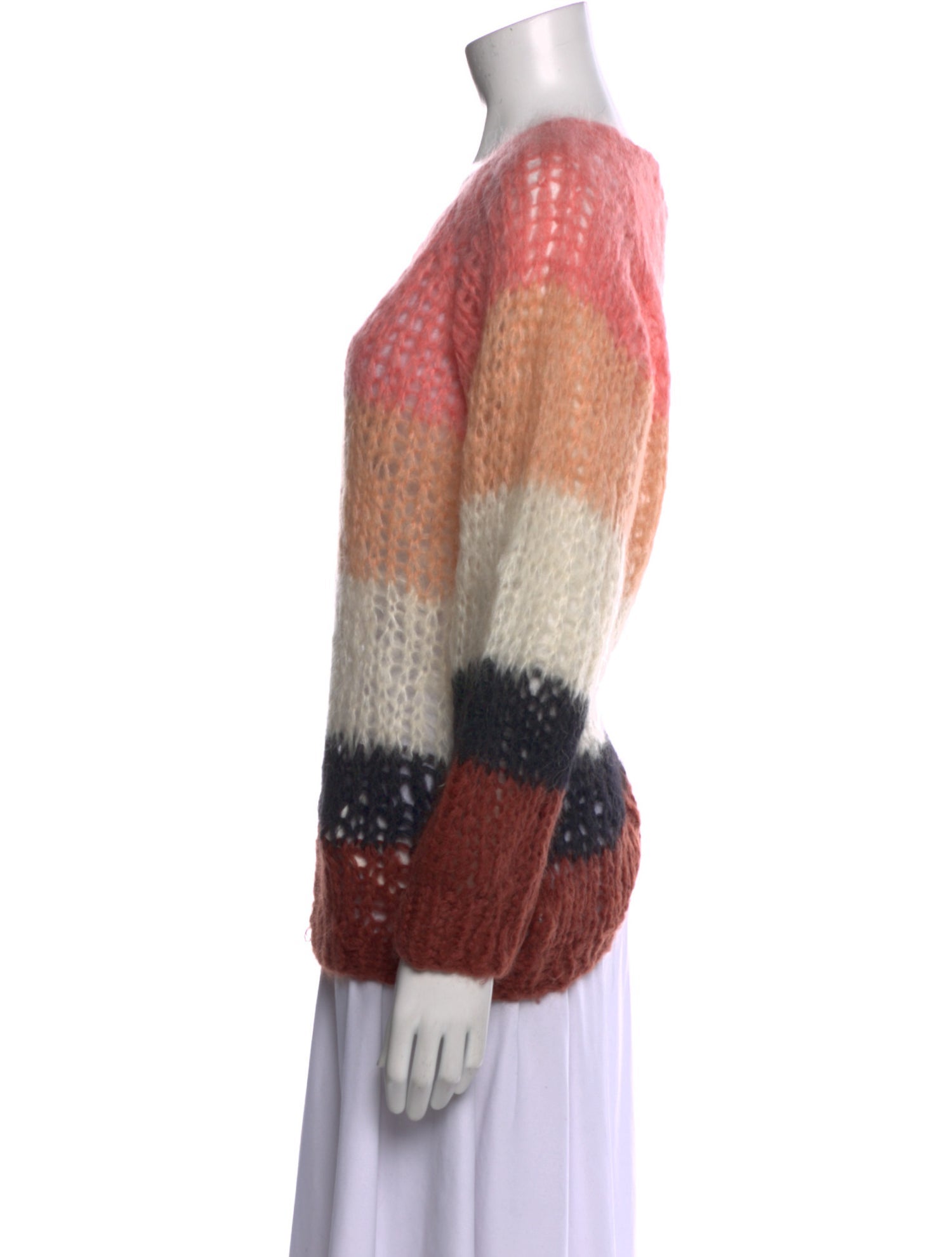 Maiami Mohair Striped Sweater